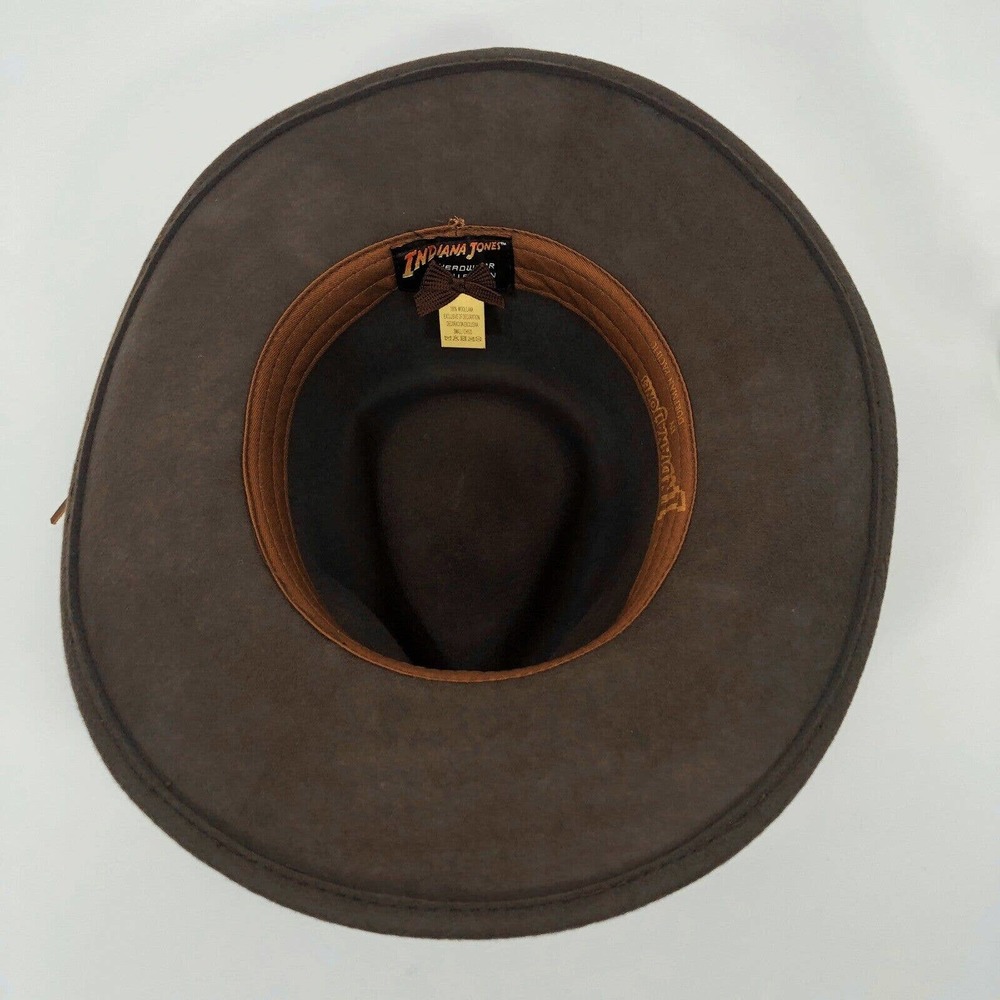 NEW Dorfman Pacific Indiana Jones Hat Mens Small 100% Wool Felt Outback Crushabl - Picture 4 of 8